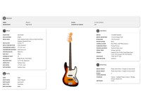 Fender Player II Jazz Bass Rosewood Fingerboard 3-Color Sunburst Fender Player II Jazz Bass Rosewood Fingerboard 3-Color Sunburst